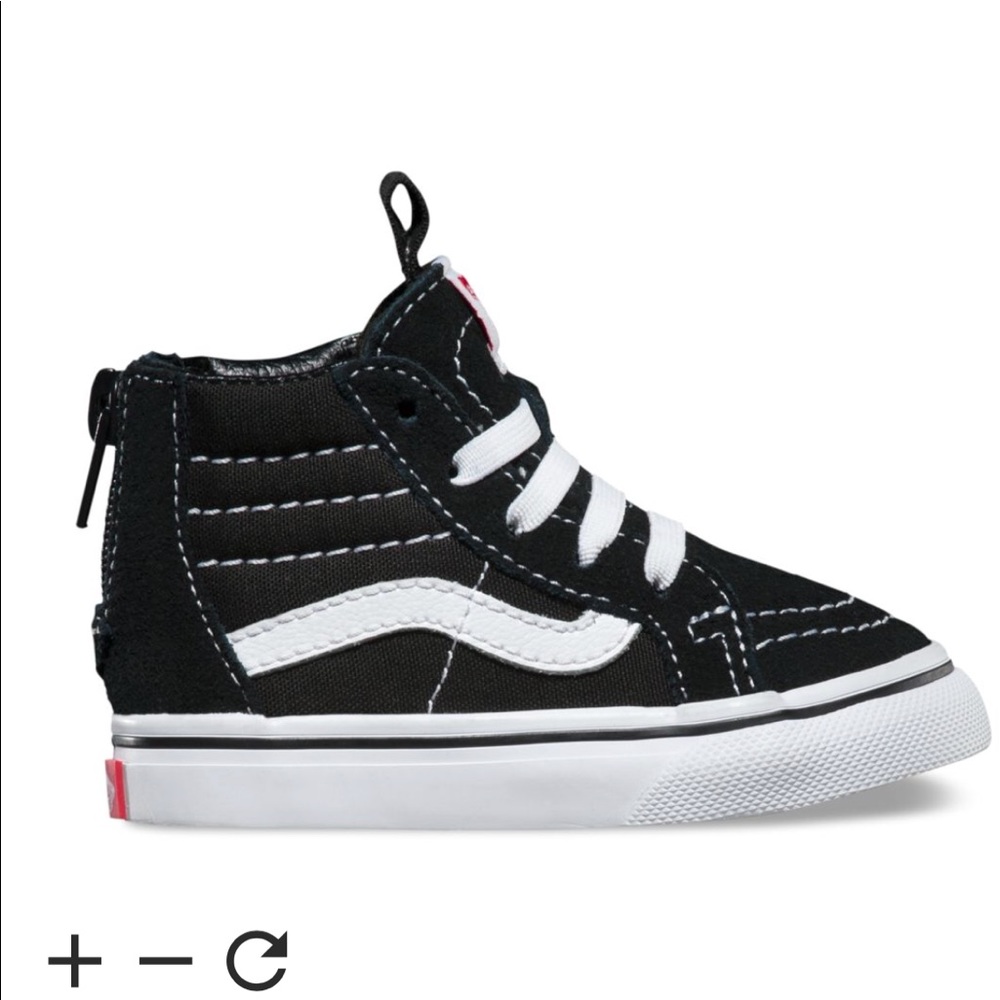 Vans Sk8-Hi size 8 preschool toddlers